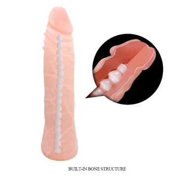 Dildo sztuczny członek wyginany realistyczny 19cm